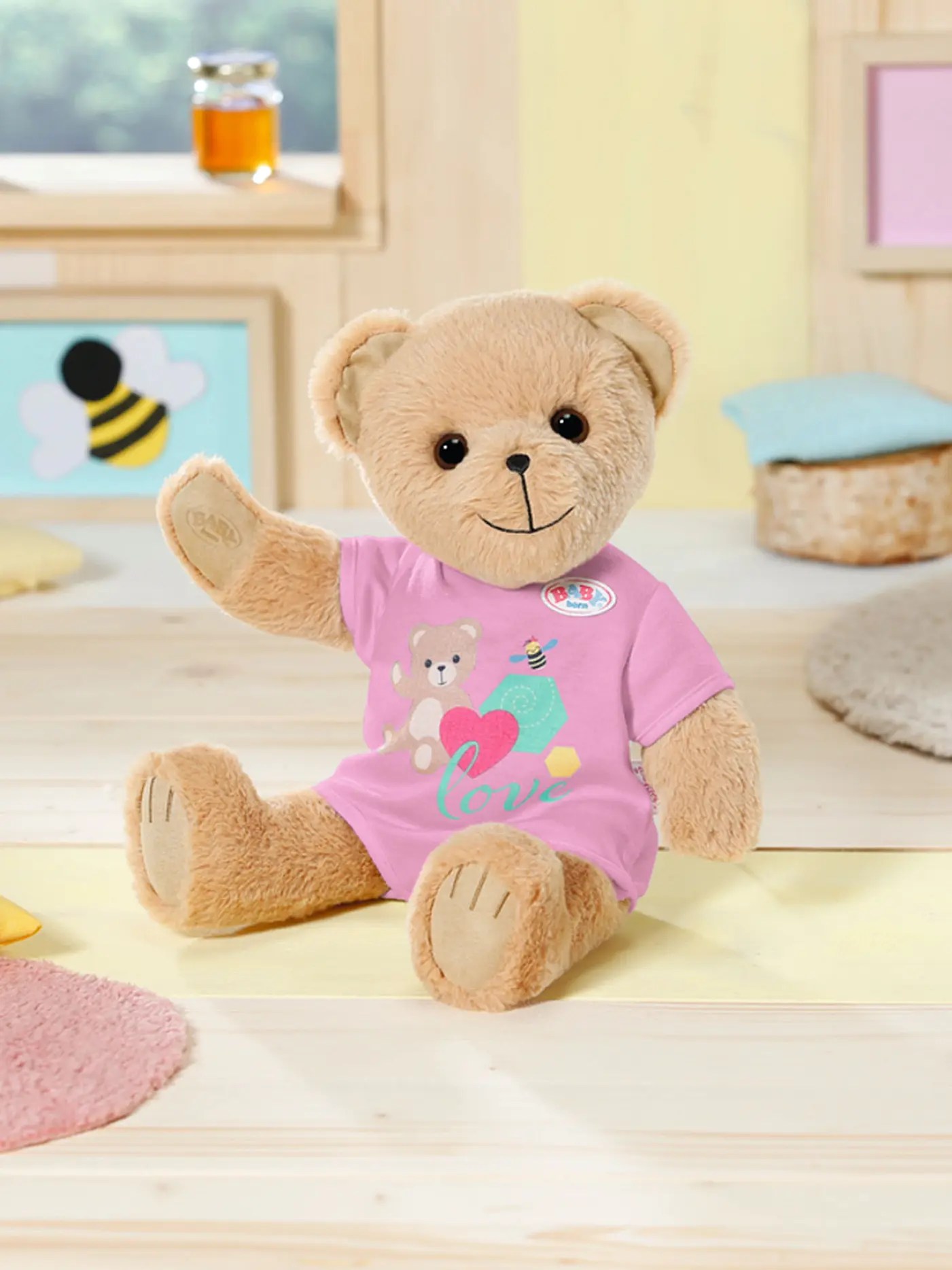 ZAPF CREATION | Plüschtier Baby Born Bär Pink | 